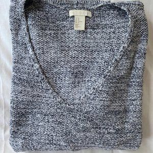 H&M Women Grey Long Sleeves Shirt Size MEDIUM M